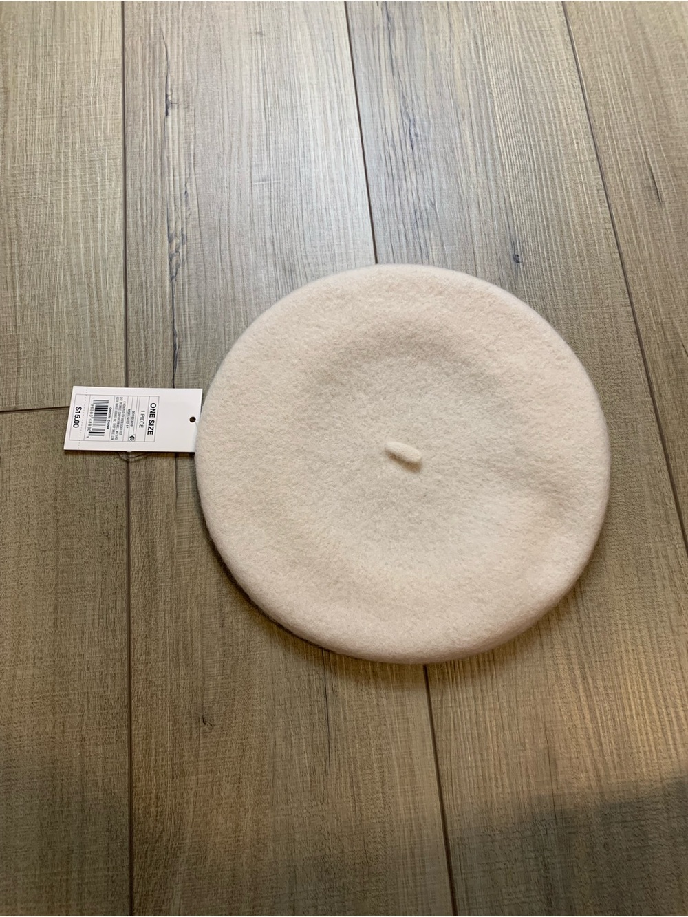 *New* Cream Beret Hat